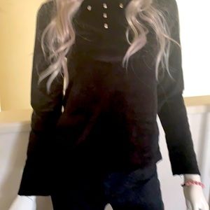 Blouse stretchy black